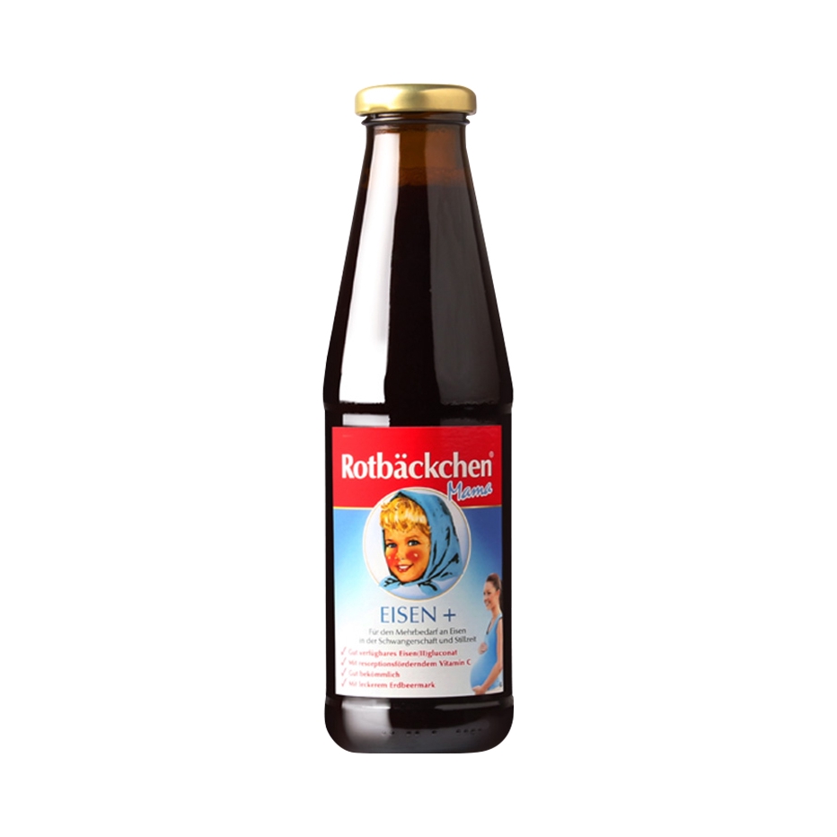 推荐商品：Rotbackchen 德国小红脸铁剂孕期孕妇补铁营养液