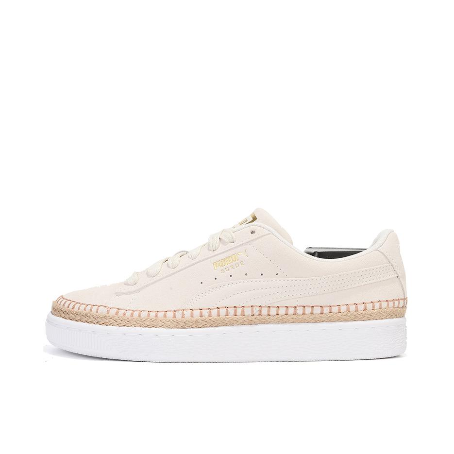 推荐商品：Puma/彪马 Suede Sneakerdrille 舒适轻便 耐磨 缎带 时尚复古 运动休闲鞋 Gainsboro
 卡其