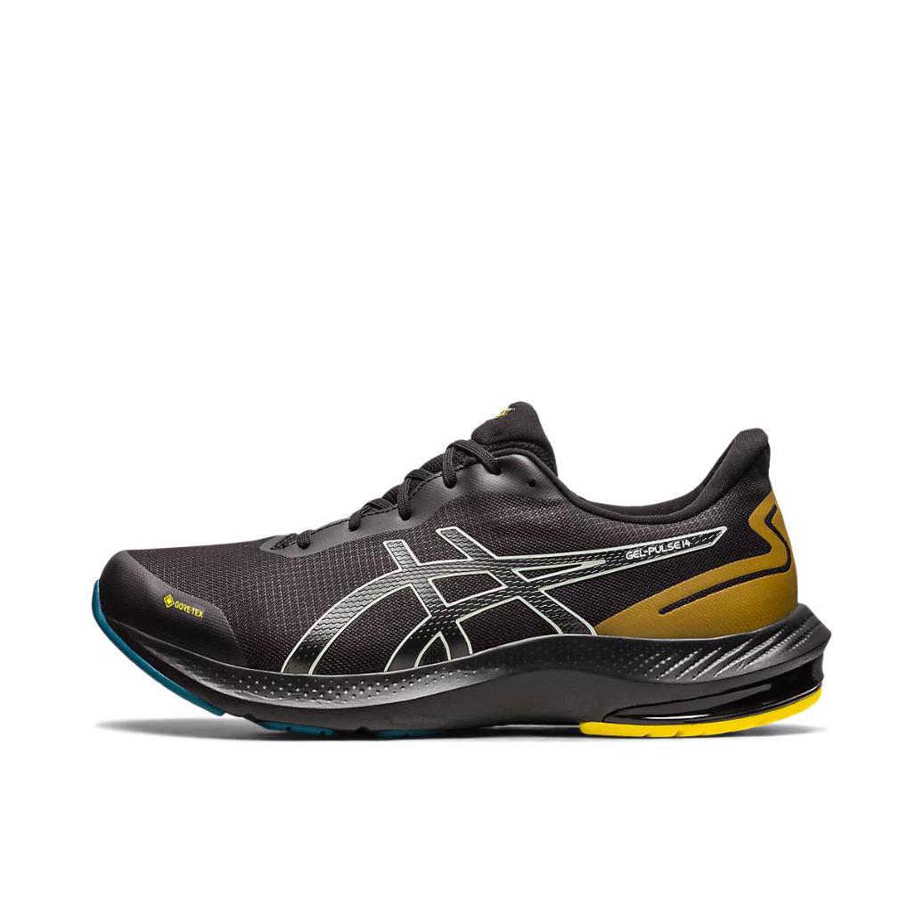 推荐商品：Asics/亚瑟士 Gel-Pulse 14 GTX 跑鞋 减震防滑耐磨透气舒适时尚户外运动休闲 黑色/金色