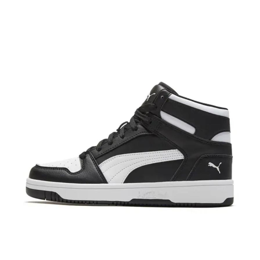 推荐商品：Puma/彪马 Rebound LayUp 小白鞋 板鞋 休闲百搭复古防滑耐磨轻松舒适透气防水运动 中帮/黑色/白色