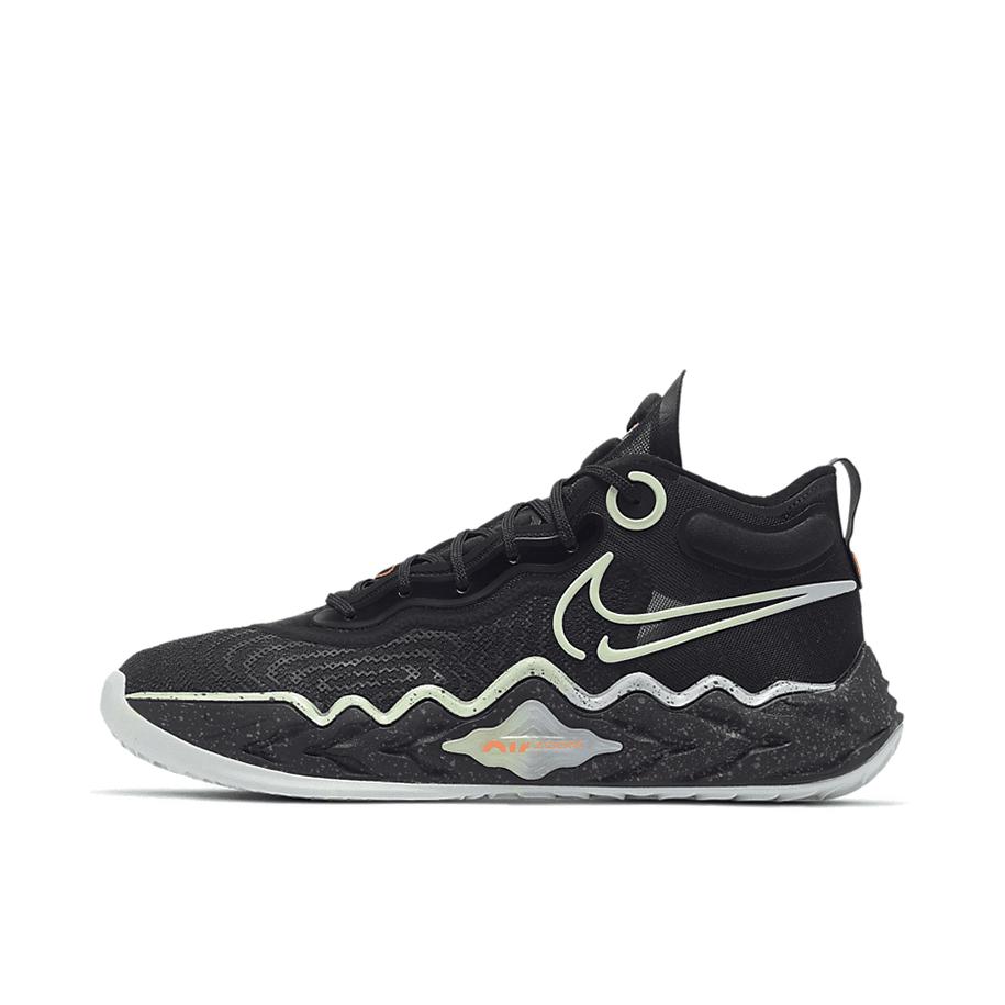 推荐商品：Nike Air Zoom G.T. Run 复古简约 舒适百搭 减震 防滑耐磨 包裹性 气垫 实战 篮球鞋 国内版/黑色/绿色