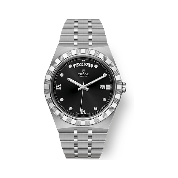 推荐商品：Tudor/帝舵 皇家系列 41mm镶钻表盘日期显示自动机械男士手表