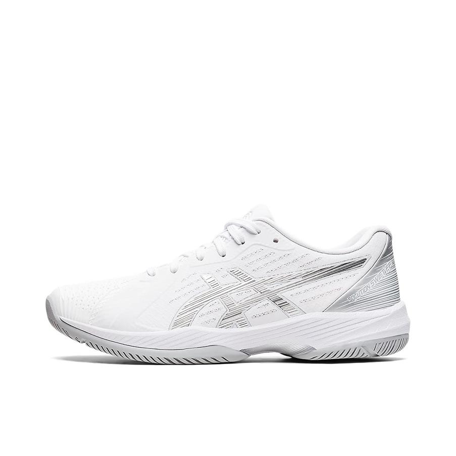 推荐商品：Asics/亚瑟士 Solution Swift FF 耐磨 透气 舒适 防滑 休闲 网球鞋 银色/白色