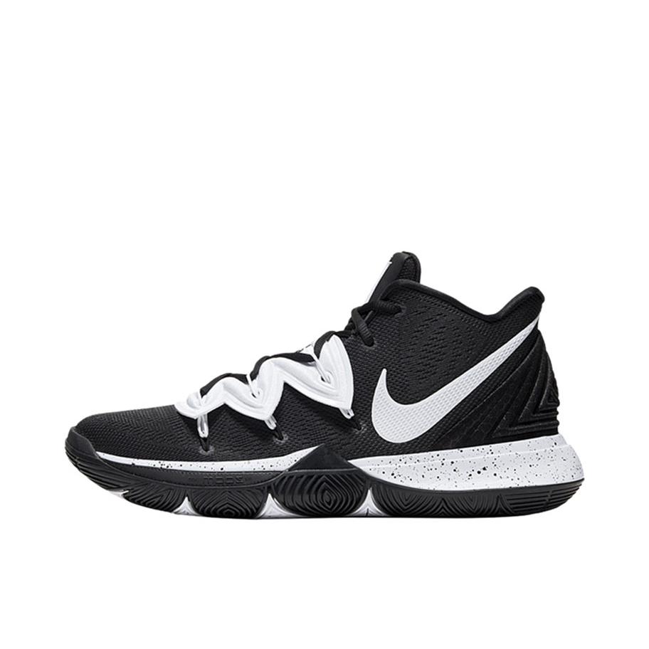 推荐商品：Nike Kyrie 5 欧文5 zoom 实战训练 舒适减震 防滑耐磨 织物 篮球鞋 Black/White 黑白TB