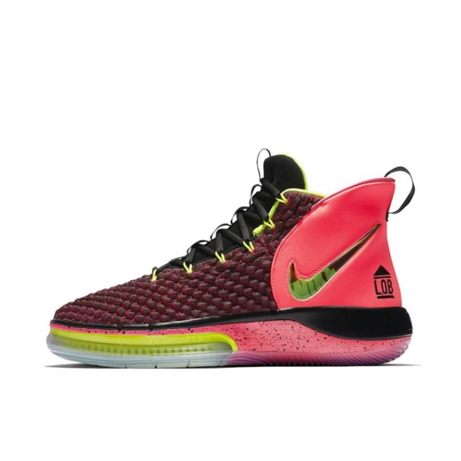 推荐商品：Nike AlphaDunk 缓震耐磨 实战 防滑包裹性 篮球鞋 DeepPink/Black/GreenYellow 粉黑黄