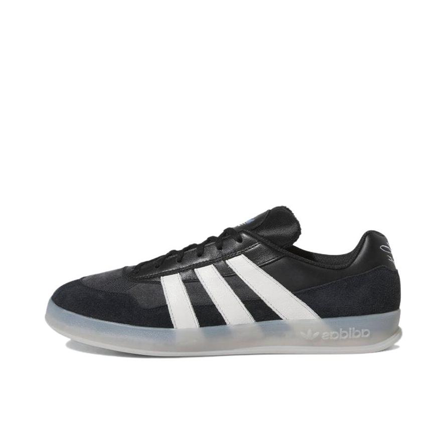 推荐商品：adidas Originals Aloha Super 德训鞋 薄底鞋 板鞋 轻便时尚休闲复古防滑贴合 熊猫/黑色/白色