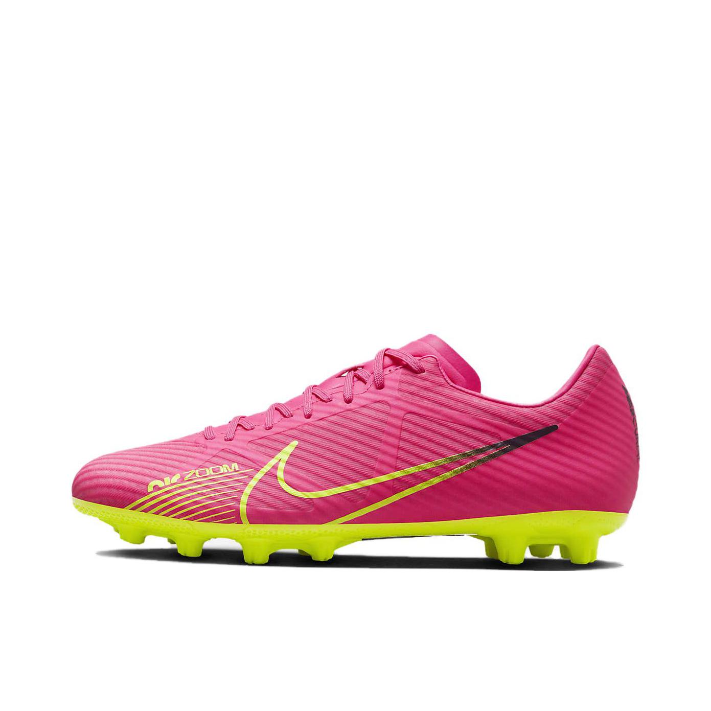 推荐商品：Nike Air Zoom Vapor 15 ACADEMY HG 顶级 胶质短钉 硬草地 耐磨 足球鞋 玫红