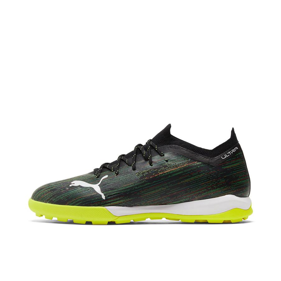 推荐商品：Puma/彪马 Ultra 1.2 Pro Cage TF碎钉 轻盈舒适 耐磨 足球鞋 蓝色/绿色