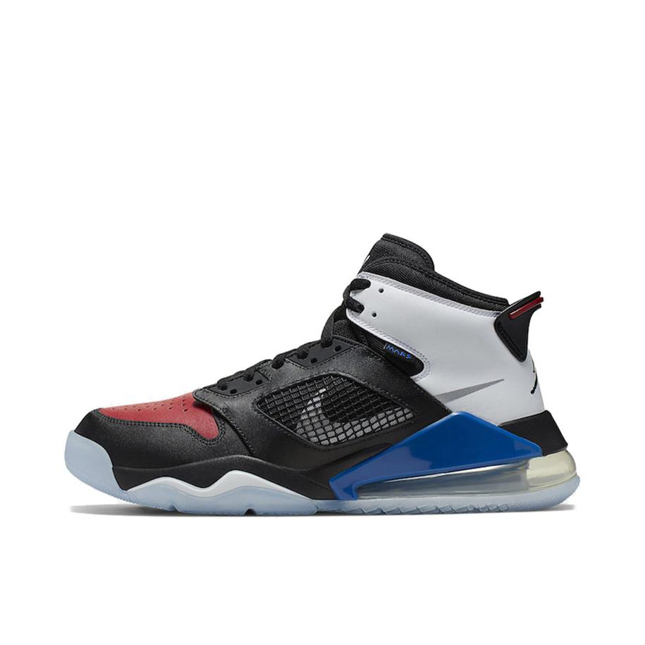 推荐商品：Air Jordan Mars 270 运动休闲鞋 复古时尚舒适减震防滑耐磨实战气垫网布织物 Top 3 黑色/红色/蓝色