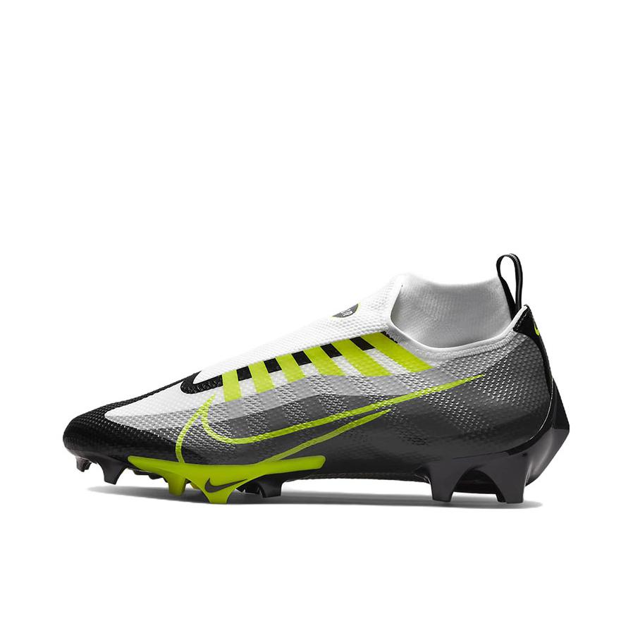 推荐商品：Nike Vapor Edge Elite 360 耐磨防滑 防滑减震 胶质 短钉 织物 橄榄球鞋 白色/绿色