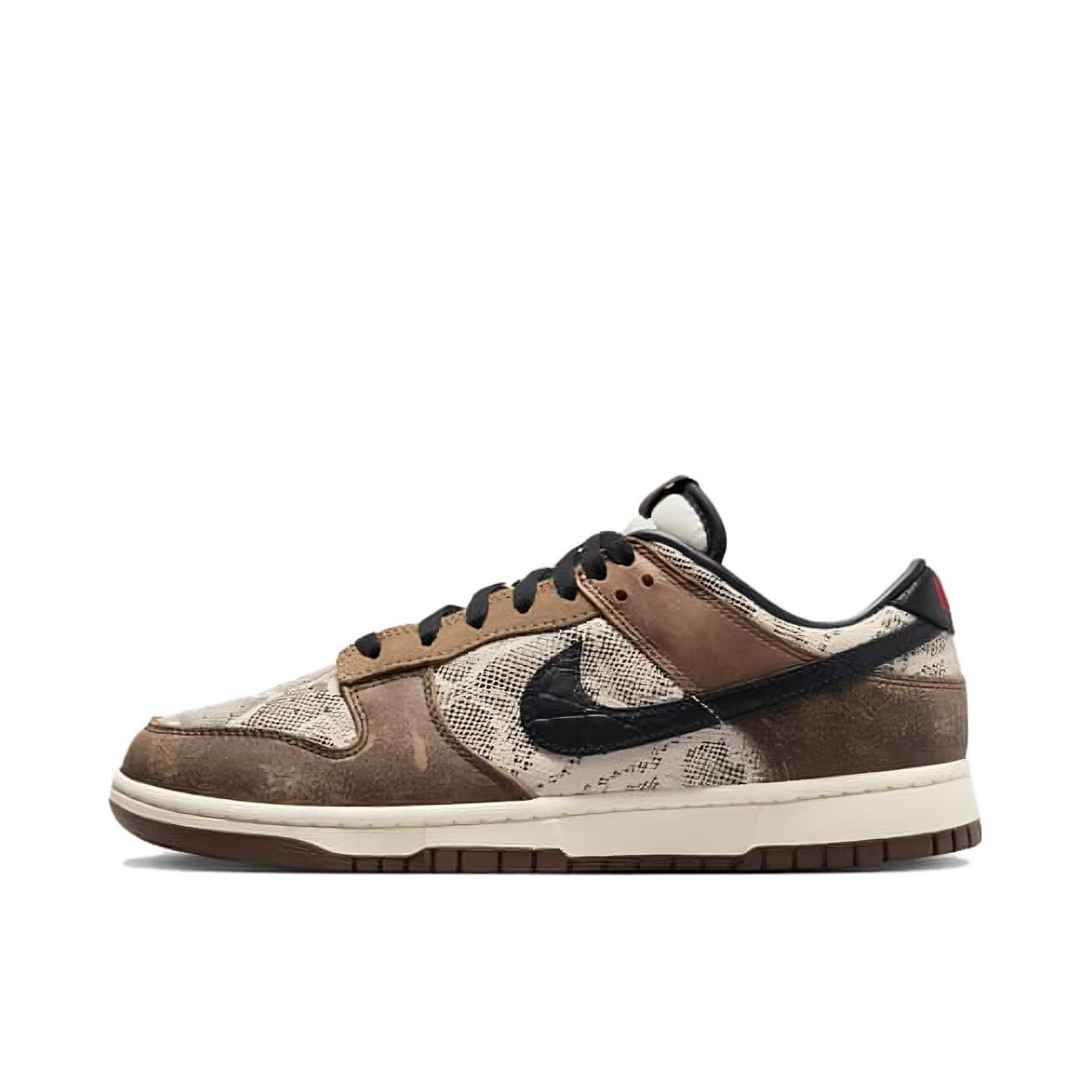 推荐商品：Nike Dunk 板鞋 经典复古百搭 棕色/白色/黑色