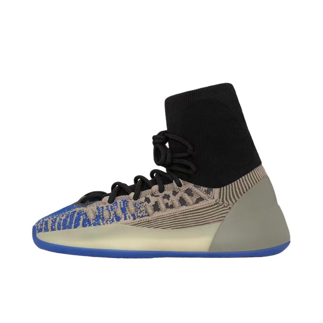 推荐商品：adidas  Yeezy Bsktbl Knit  椰子  潮流百搭 防滑耐磨 舒适轻便 减震 包裹性 运动休闲鞋 黑色/天青蓝