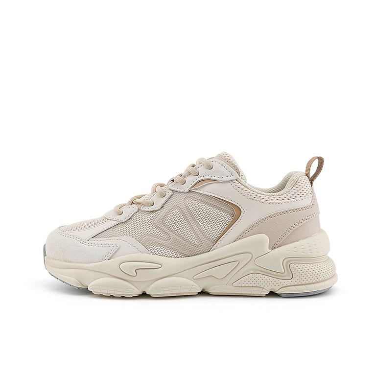 推荐商品：Kappa 舒适 防滑耐磨 合成革 复古 运动休闲鞋 K0DY5MC20 米白色