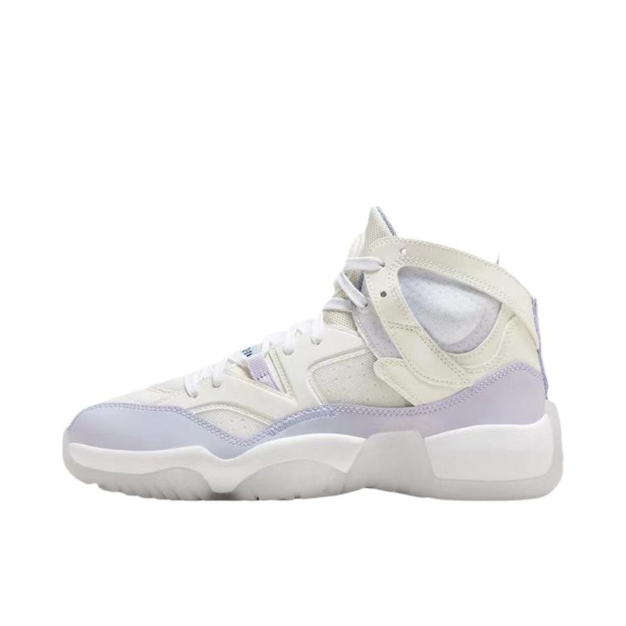 推荐商品：Jordan Jumpman Two Trey 篮球鞋 时尚复古减震防滑耐磨缓震实战 钛紫/帆白/隐形灰