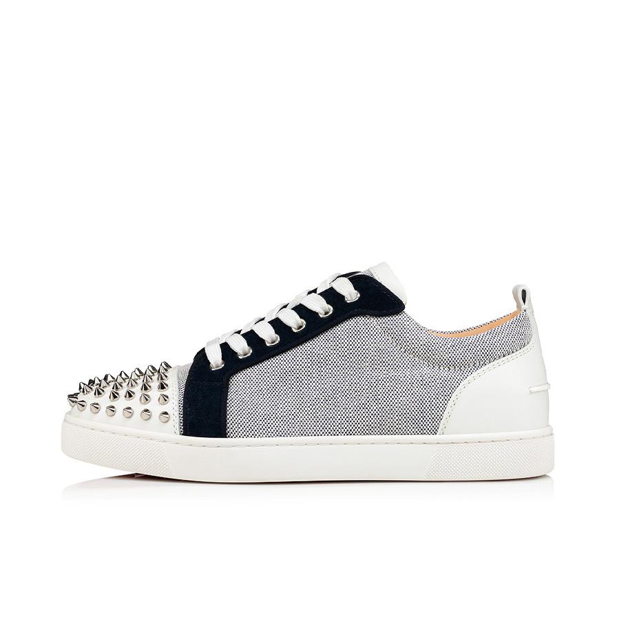 推荐商品：Christian Louboutin 舒适圆头 织物 潮流时尚 百搭 休闲鞋 31609431457 银色/白色/黑色/粉色