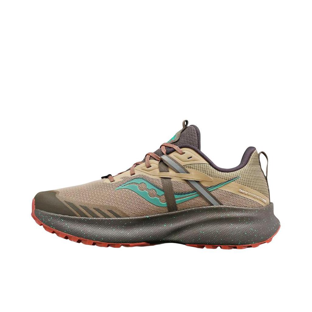 推荐商品：Saucony/索康尼 Ride 驭途 15 减震回弹 防滑耐磨 轻便透气 舒适软底 织物 百搭 跑鞋 女款/棕色