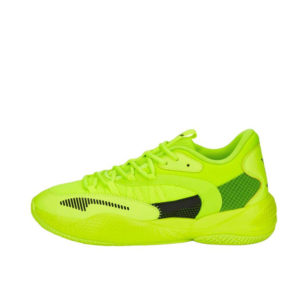 推荐商品：Puma/彪马 Court Rider 2.0 RIDER FOAM 网面透气 轻便减震 防滑耐磨 实战训练 篮球鞋 绿色