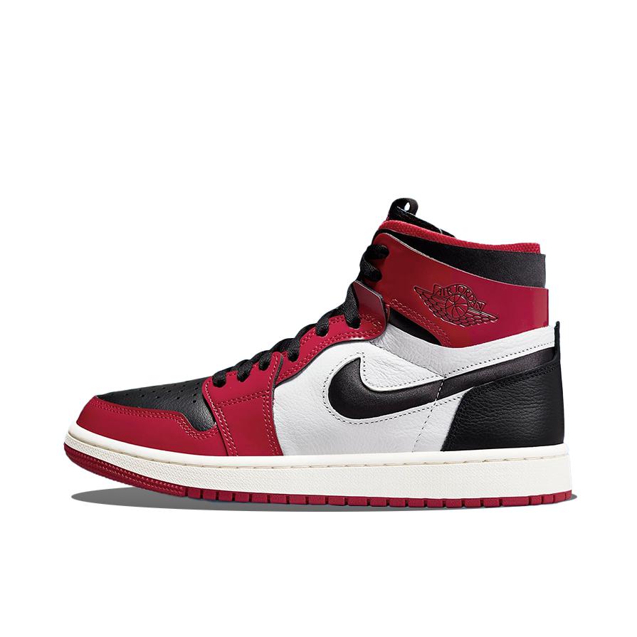 推荐商品：Air Jordan 1 板鞋 运动休闲鞋 复古潮流支撑合成革 Bulls CMFT/高帮/黑白红/公牛