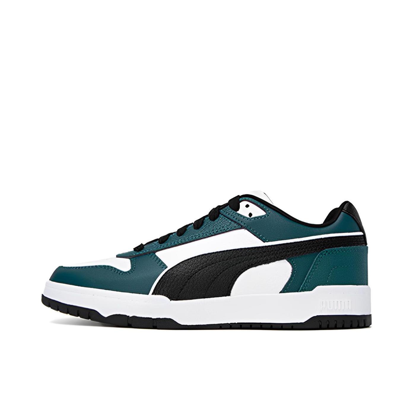推荐商品：Puma/彪马 RBD Game 板鞋 时尚潮流轻便透气防滑耐磨复古休闲薄底篮球风 黑色/墨绿色
