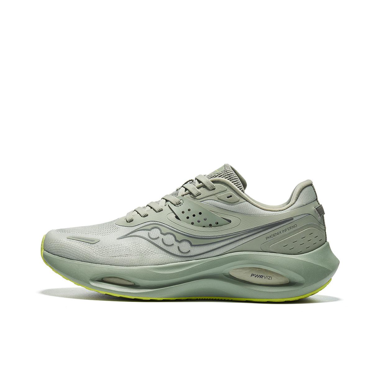推荐商品：Saucony/索康尼 Phoenix LS 火鸟 防滑耐磨 减震支撑 慢跑 网布透气 织物 跑鞋 绿色