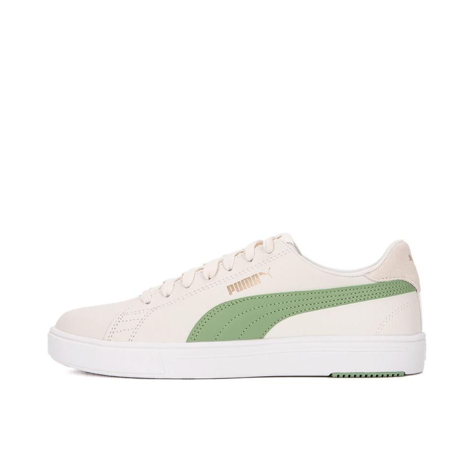 推荐商品：Puma/彪马 Serve Pro Lite 小白鞋 板鞋 复古经典防滑耐磨舒适减震轻便网球风流光风 白色/浅绿色