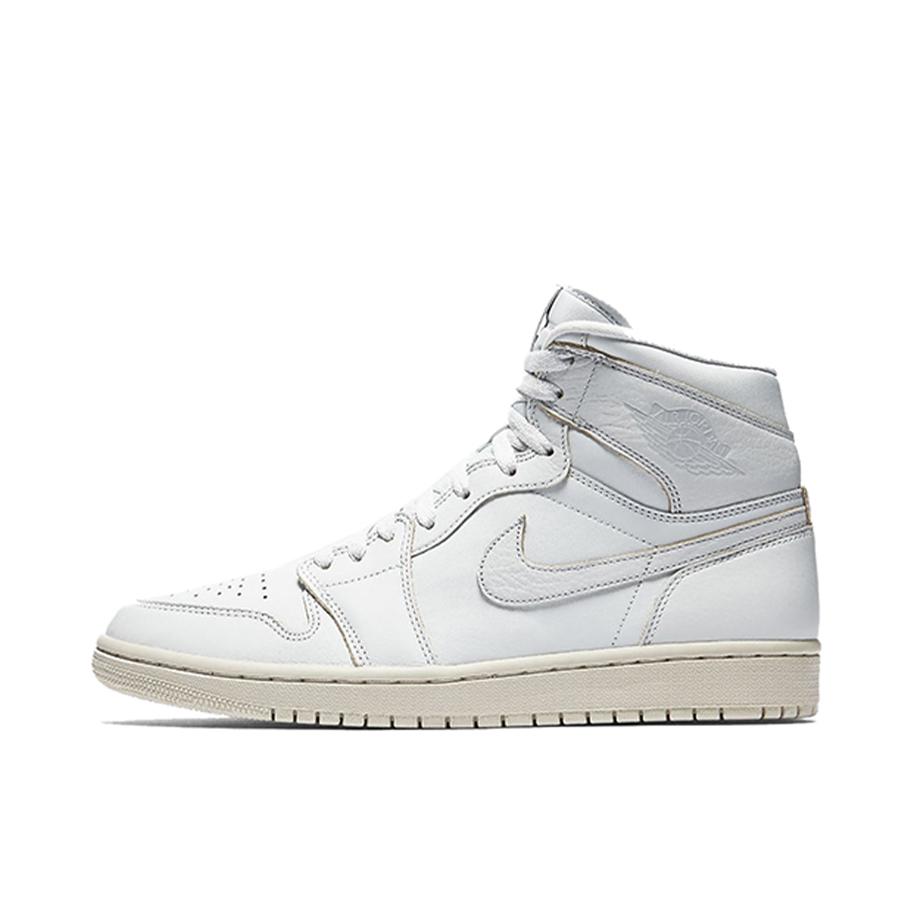 推荐商品：Air Jordan 1 板鞋 运动休闲鞋 复古潮流支撑合成革 Pure Platinum Desert Sand 高帮/做旧米白