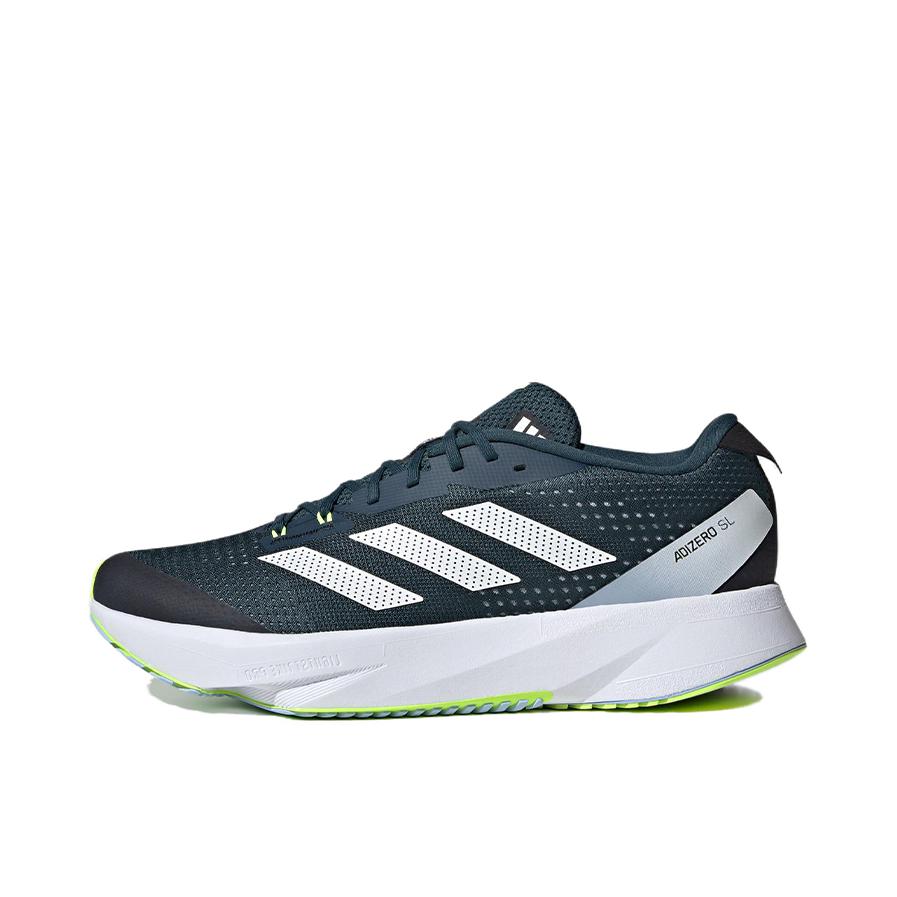 推荐商品：adidas Adizero SL1 跑鞋 减震透气轻便备赛长跑训练 深墨绿色/白色/黑色