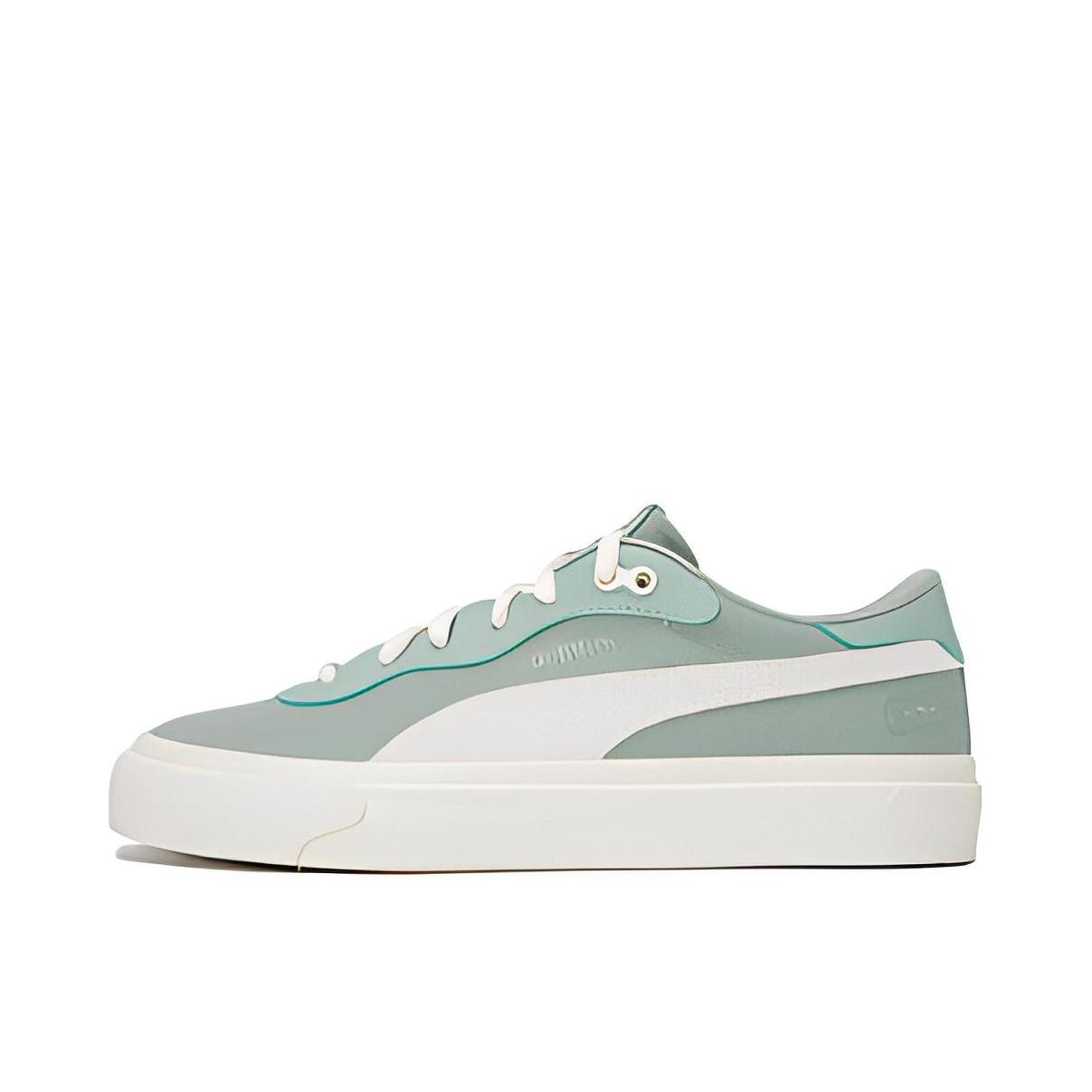 推荐商品：Puma/彪马 Capri Royale 板鞋 时尚复古防滑耐磨减震 白色/绿色
