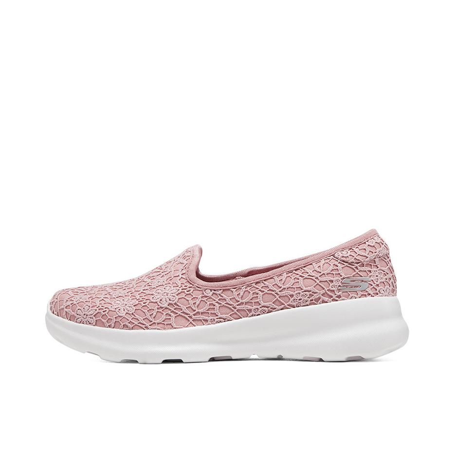 推荐商品：Skechers/斯凯奇 On The Go Flex 舒适轻便 防滑耐磨 缓震透气 轻质 网布 软底 浅口 一脚穿 休闲鞋 玫瑰红色