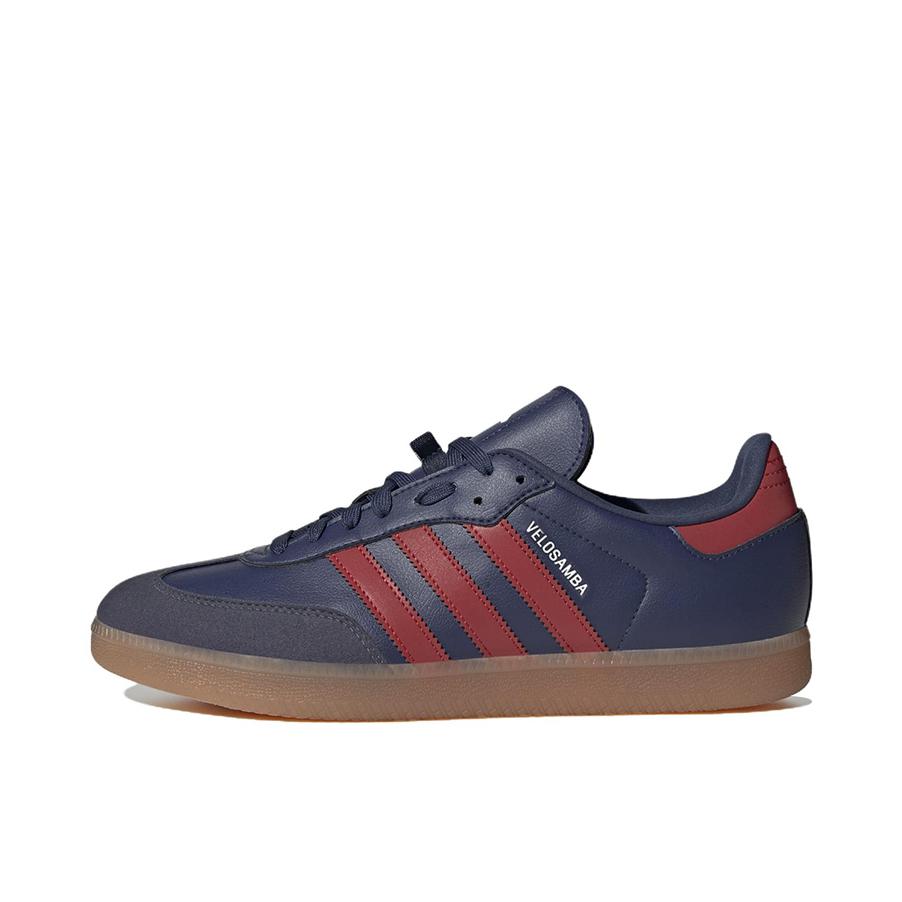 推荐商品：adidas Velosamba T头鞋 德训鞋 训练鞋 防滑耐磨轻便舒适运动 紫色/红色