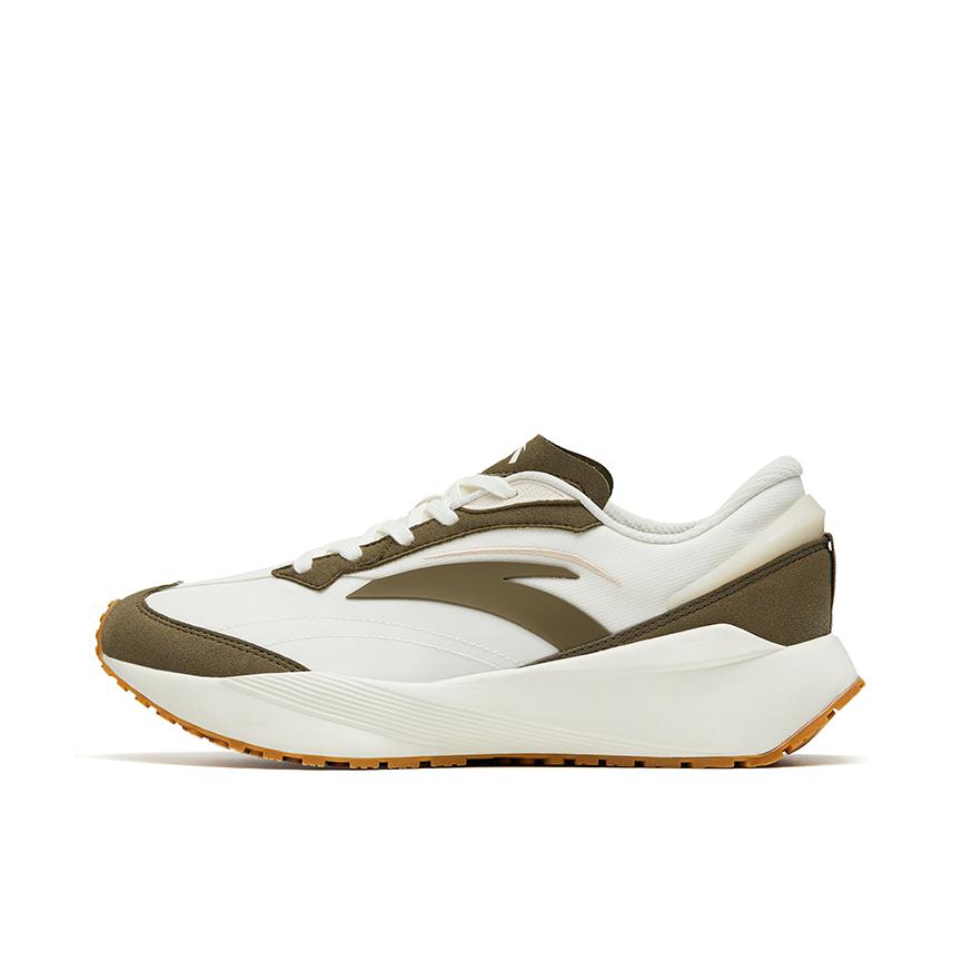 推荐商品：【王一博同款】安踏 冰糖3.0 加绒 防滑耐磨 舒适缓震 增高 软底透气 时尚百搭 复古 阿甘鞋 厚底鞋 象牙白/年代绿/泥沙灰