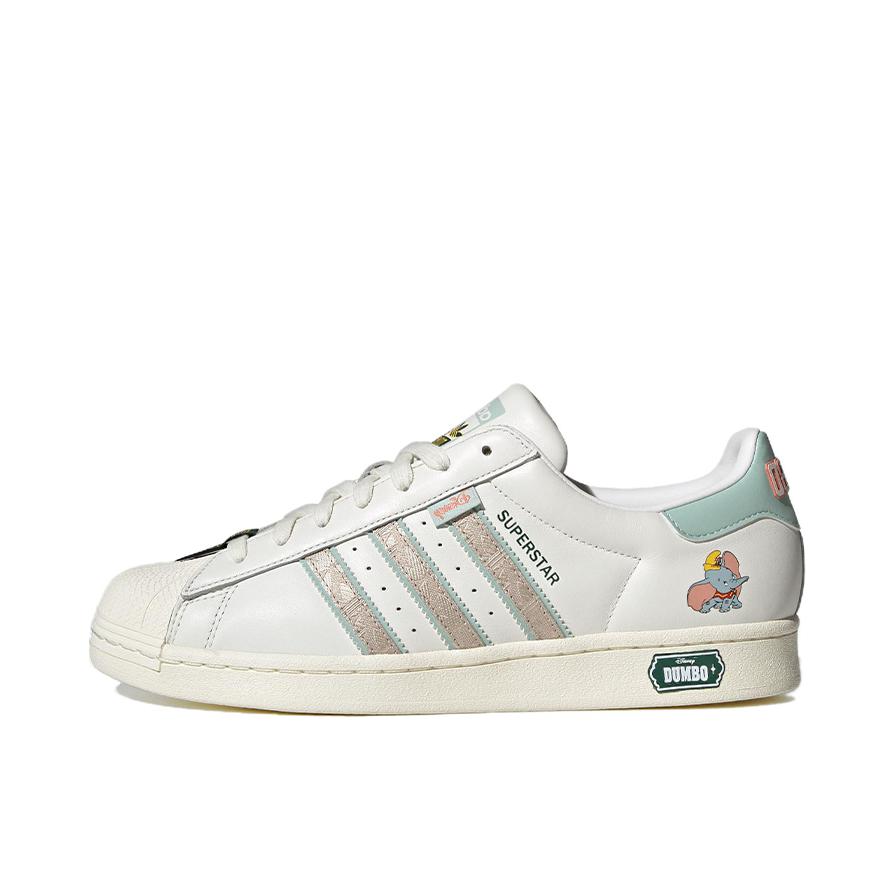 推荐商品：【宋雨琦同款】 adidas Originals Superstar 板鞋 轻便贝壳头薄底舒适百搭耐磨复古 迪士尼联名/小飞象/天蓝色/米白色