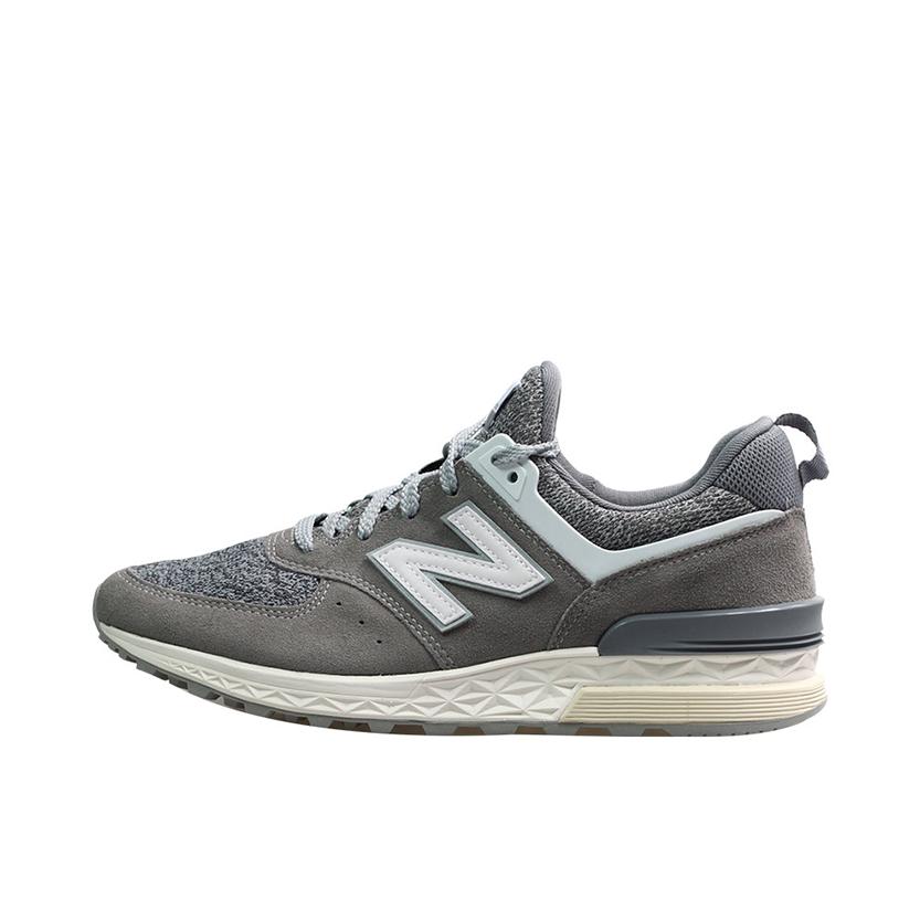 推荐商品：New Balance 574S 网布 潮流复古 减震 防滑耐磨 舒适透气 织物 合成革 支撑 生活 运动休闲鞋 灰色