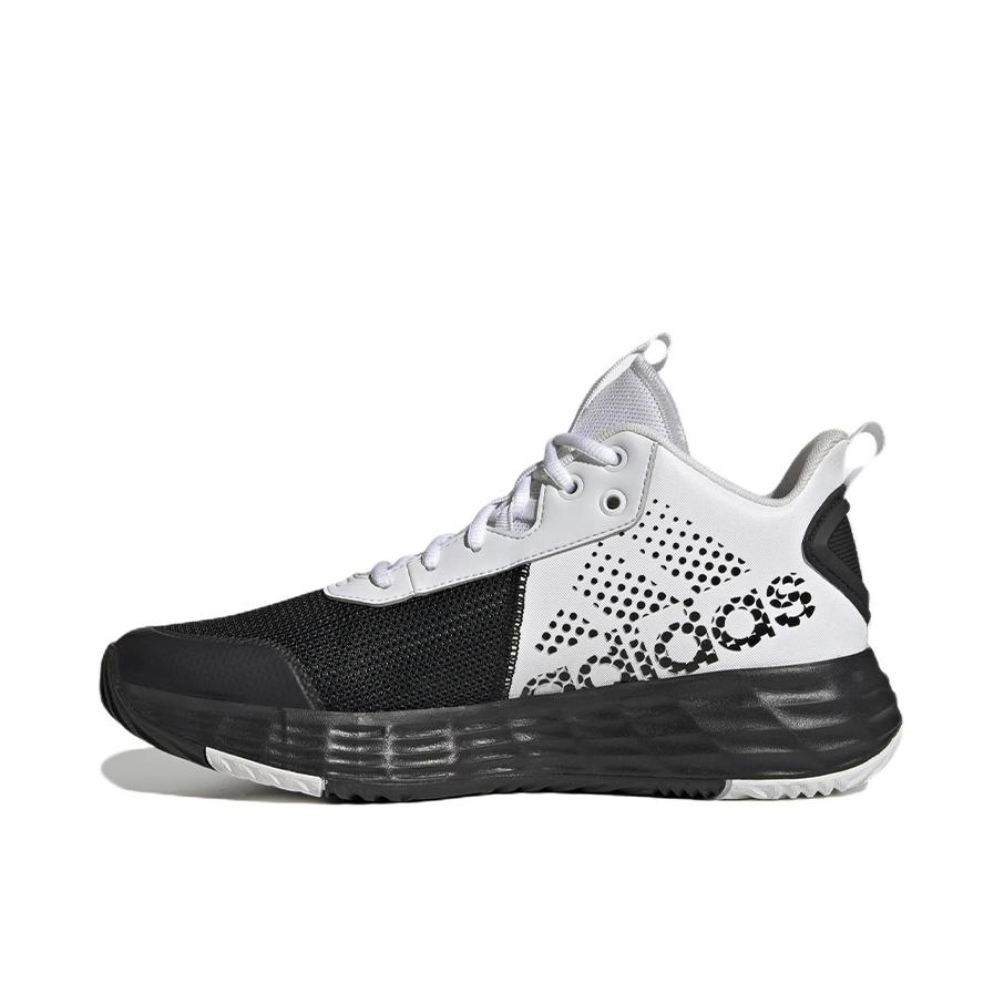 推荐商品：adidas OwnTheGame 2.0 篮球鞋 缓震回弹防滑耐磨健身时尚百搭实战训练 黑色/白色