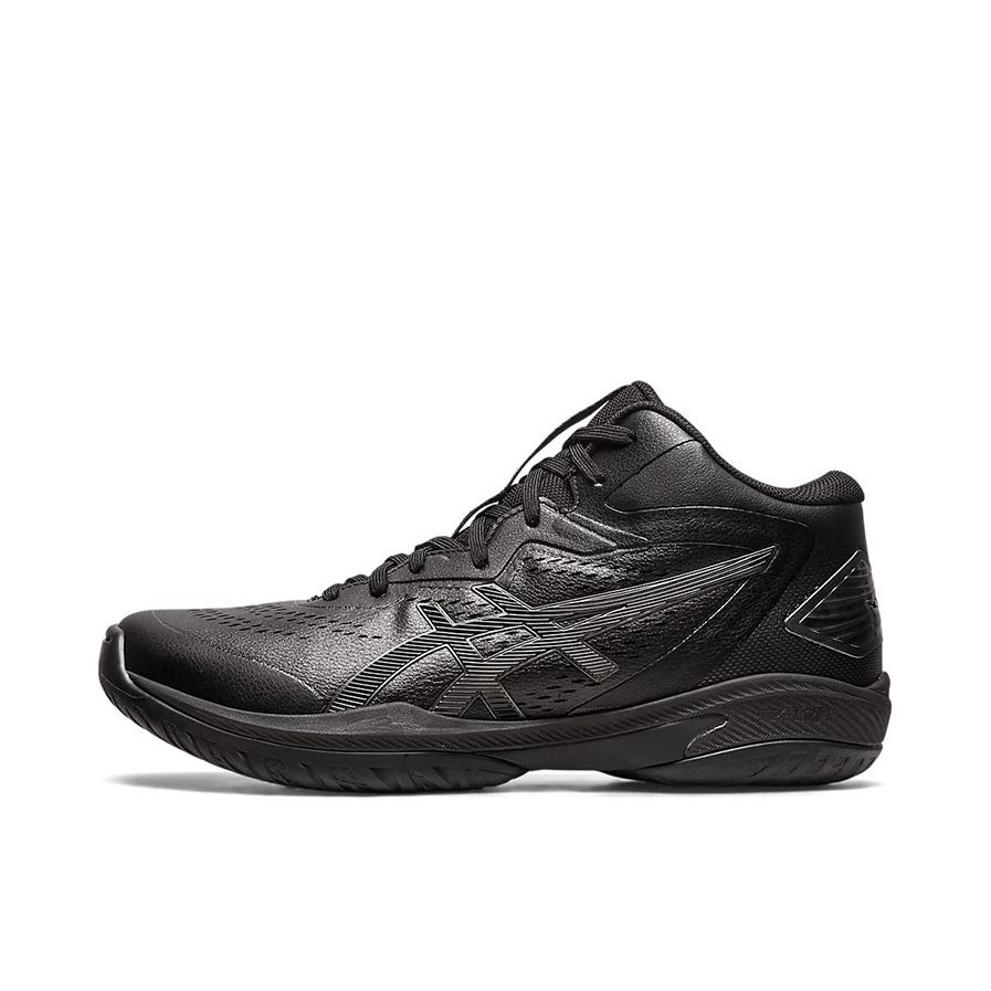 推荐商品：Asics/亚瑟士 Gel-Hoop V15 轻量透气 减震 防滑耐磨 圆头 织物 篮球鞋 全黑色