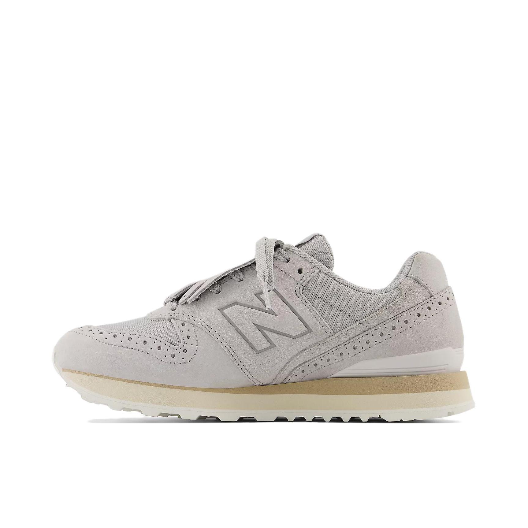 推荐商品：New Balance 996 织物 时尚复古 减震轻便 防滑耐磨 舒适透气 支撑 包裹性 增高 薄底 马拉松 人造革 防水 慢跑 运动休闲鞋 女款/灰色