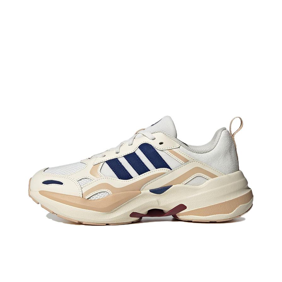 推荐商品：adidas Maxxcetus 跑鞋 减震回弹防滑耐磨网面透气轻运动织物 汉玉白/卡其