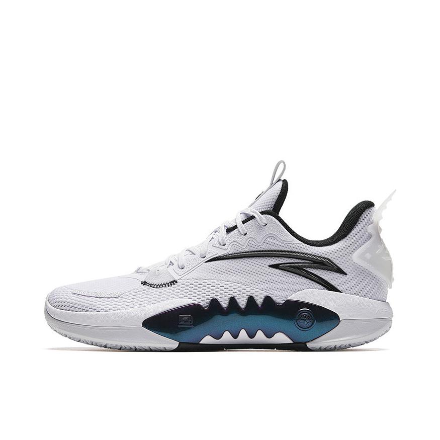 推荐商品：安踏 狂潮5 Team 篮球鞋 水泥克星缓震轻质防滑耐磨外场实战 冰水绿/静谧绿/象牙白