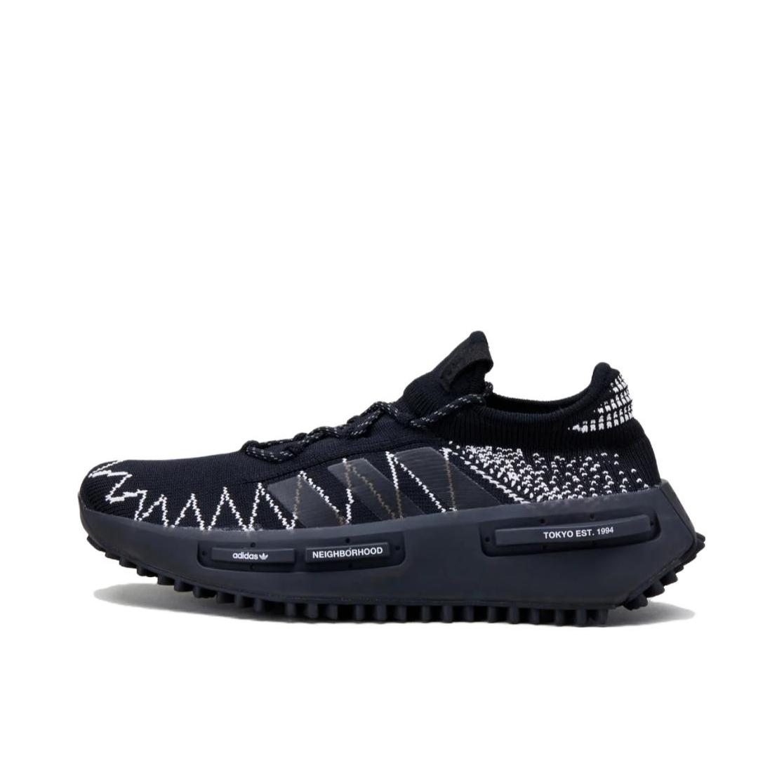 推荐商品：adidas originals NMD S1 缓震 织物 轻便 跑鞋 NEIGHBORHOOD联名/黑色/白色