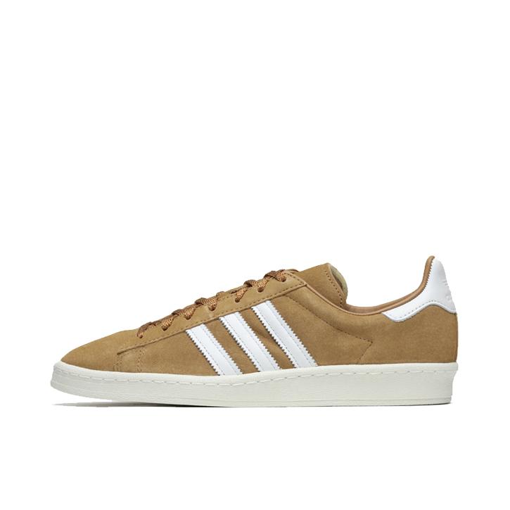 推荐商品：adidas originals Campus 80s 板鞋 复古减震透气防滑轻便休闲舒适耐磨低帮时尚潮流 姜黄