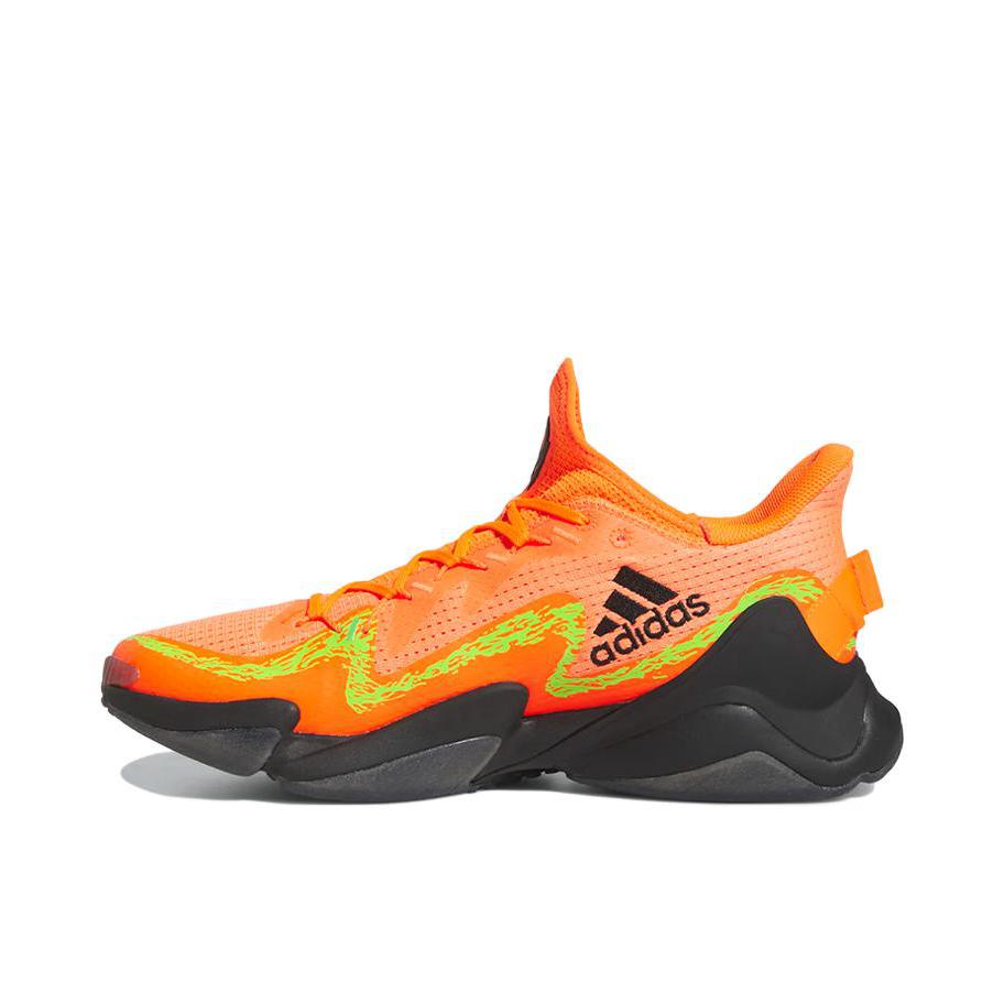 推荐商品：adidas Mahomes 1 减震耐磨 防滑舒适 篮球鞋 橙色/黑色