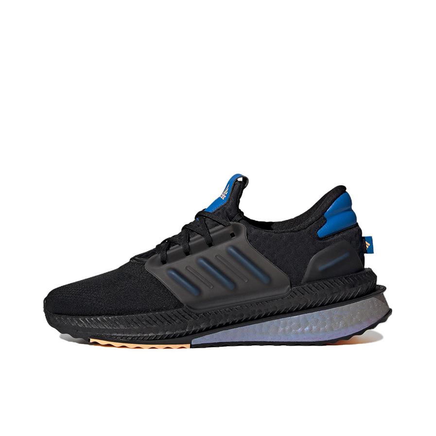 推荐商品：adidas X_plrboost 跑鞋 圆头缓震防滑耐磨健身训练轻便透气排汗回弹织物慢跑 黑色/蓝色
