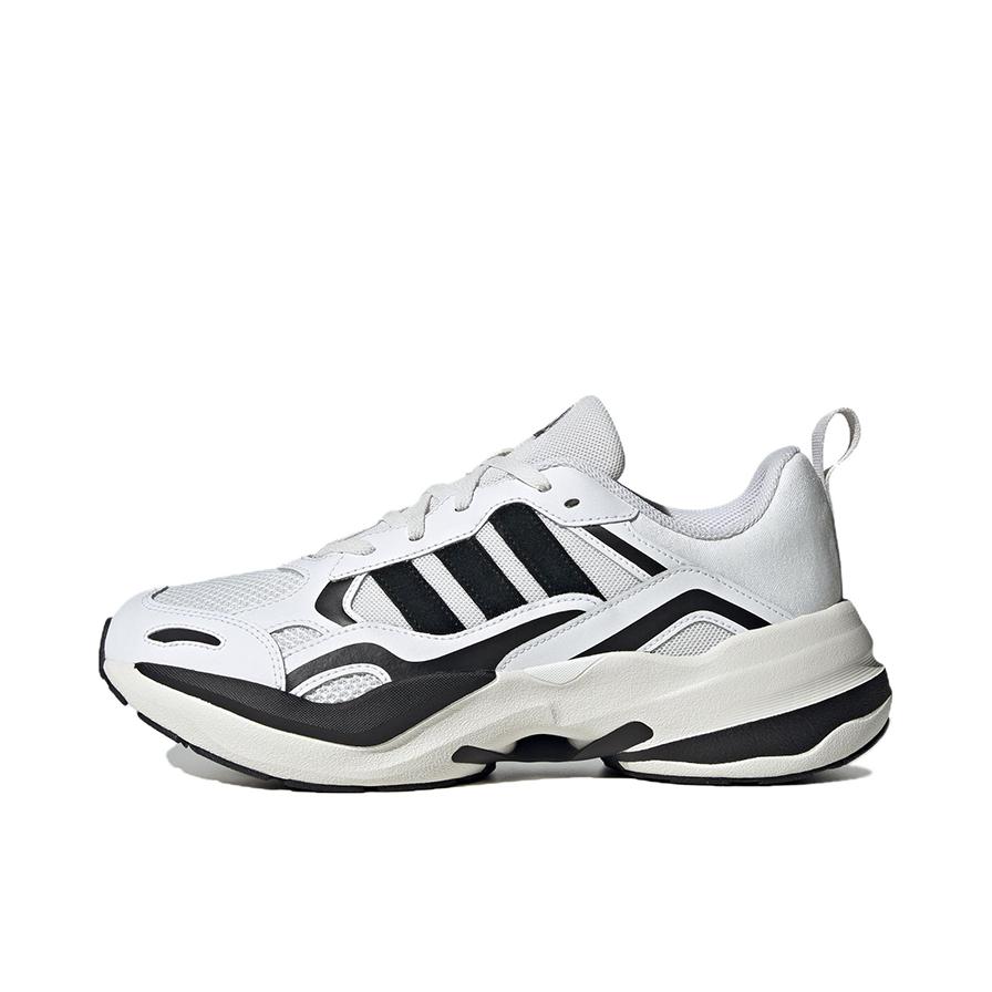 adidas Maxxcetus 跑鞋 减震回弹防滑耐磨网面透气轻运动织物 白色/黑色