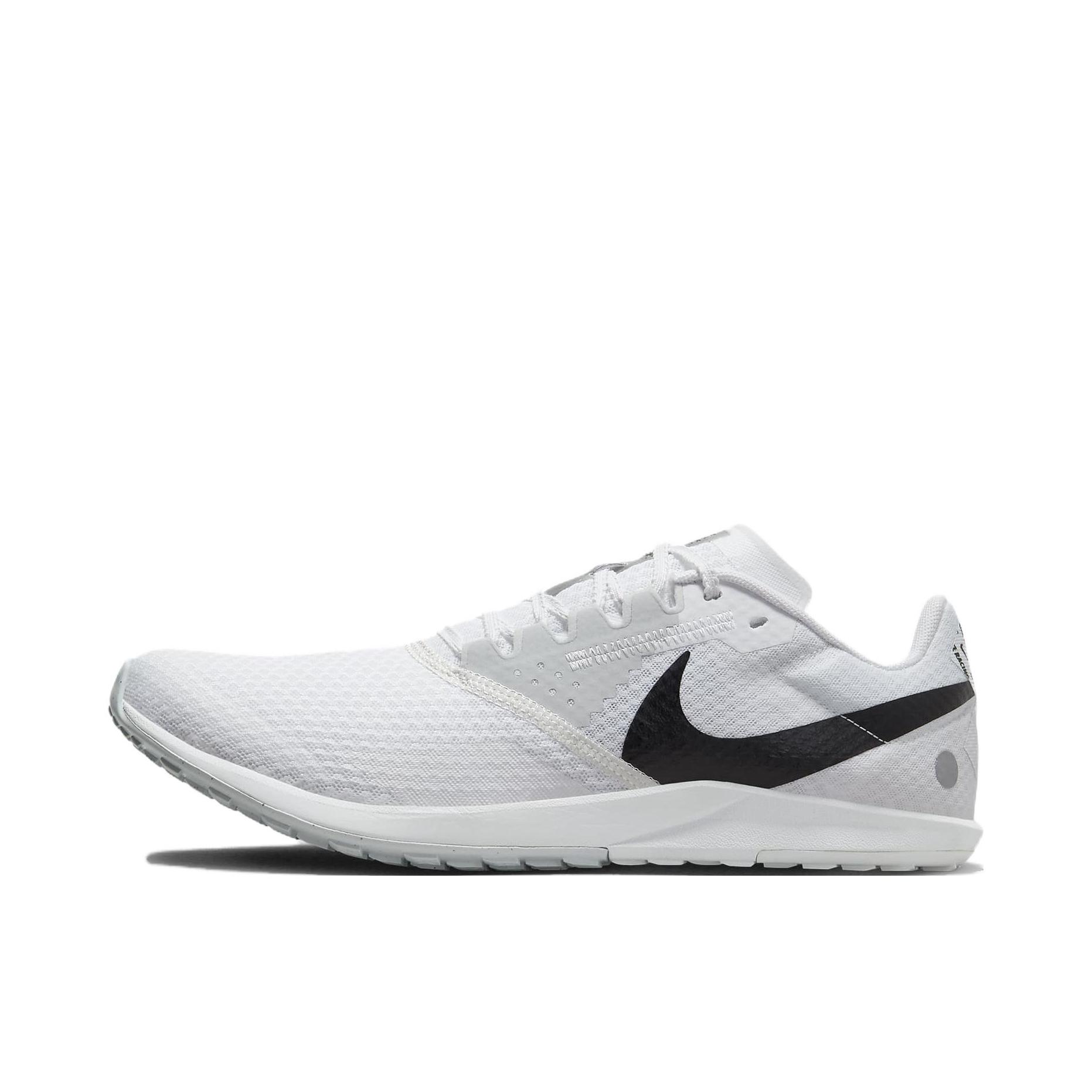 推荐商品：Nike Zoom Rival Waffle 6 跑鞋 网布透气舒适运动防滑耐磨减震抓地越野训练耐用 白色/灰色