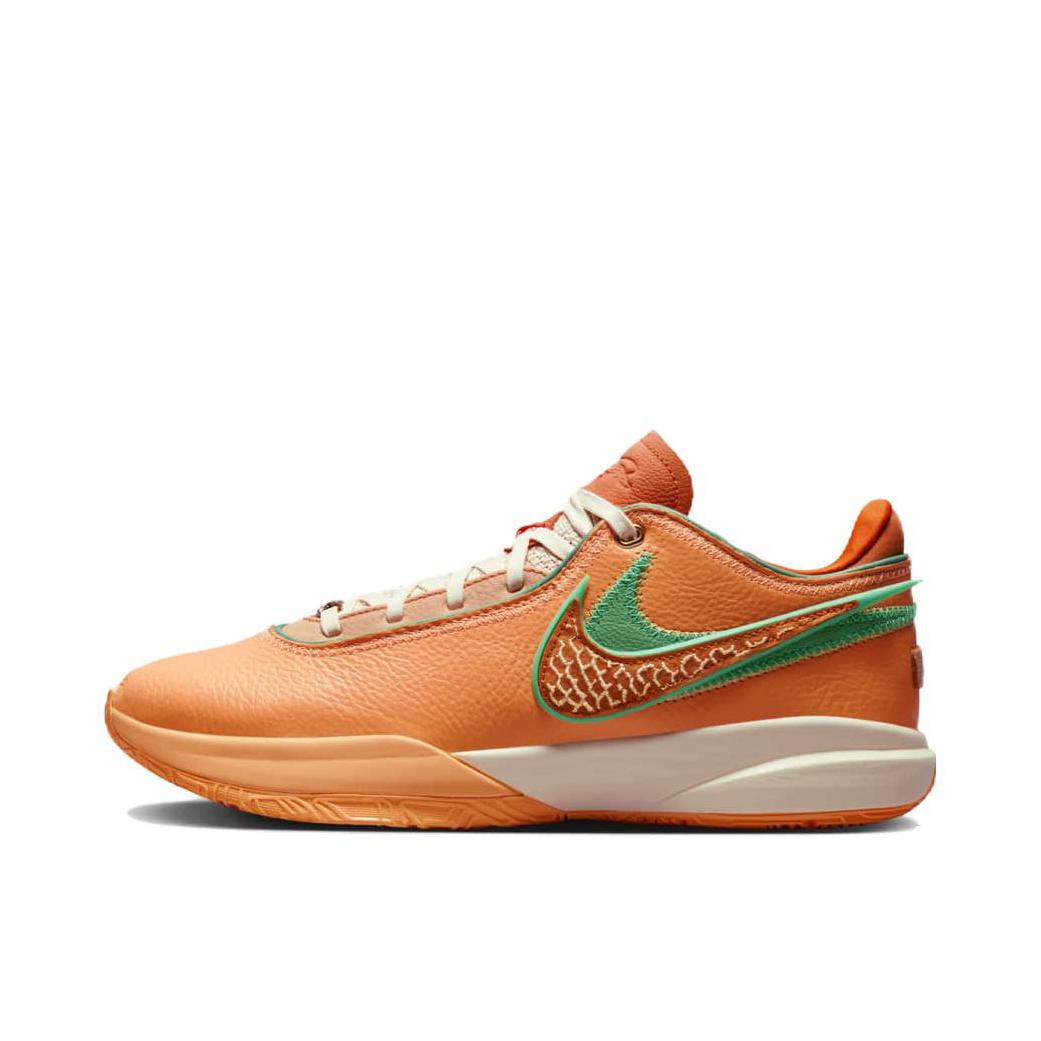 推荐商品：Nike Lebron 20 詹姆斯20 Zoom Air 缓震透气 防滑耐磨 舒适 支撑 潮流 篮球鞋 FAMU x APB联名/ 橙色/蓝色/绿色