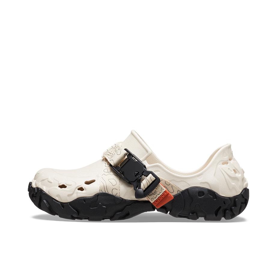 推荐商品：Crocs/卡骆驰 All-Terrain Atlas 特林坦克 圆头 防滑耐磨 舒适透气 外穿运动 凉鞋 白色