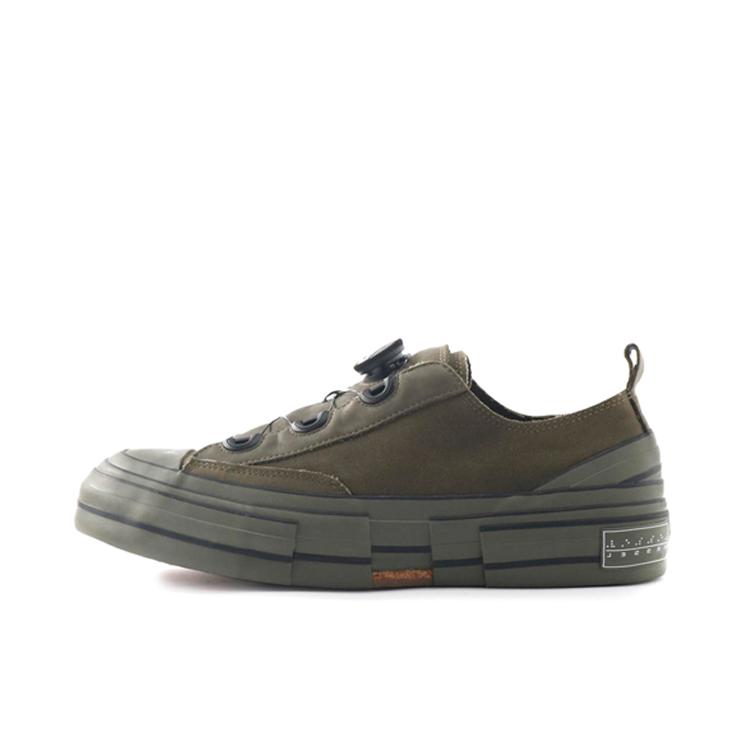 推荐商品：xVESSEL G.O.P. Lows 旋钮 防滑耐磨 舒适减震 百搭复古 时尚休闲 帆布鞋 山本耀司联名/军绿色