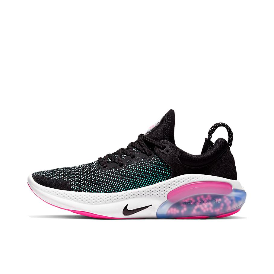 推荐商品：Nike Joyride Run 跑鞋 飞线颗粒缓震回弹舒适透气休闲运动耐磨织物支撑防滑 女款/蓝色/黑色