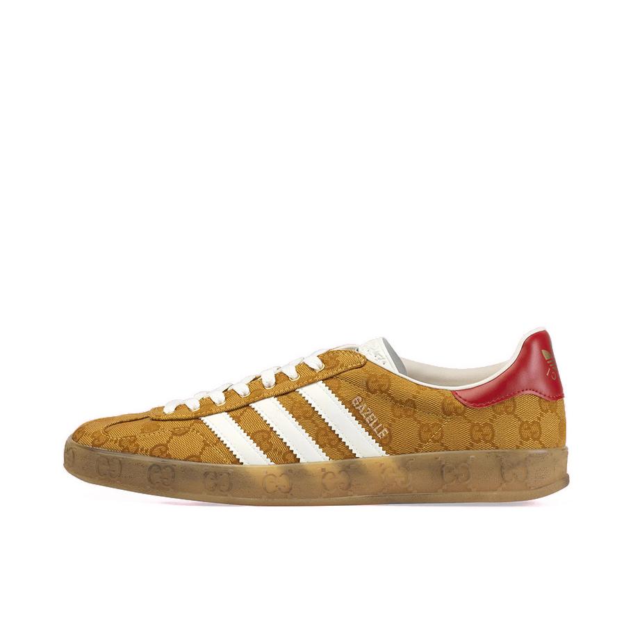 推荐商品：Gucci Gazelle 运动休闲鞋 德训鞋 时尚经典低帮 adidas originals联名/黄色