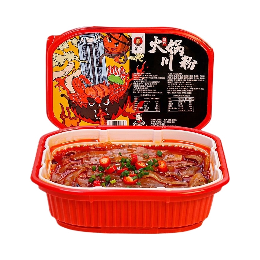 推荐商品：椿林 川粉 自热火锅 盒装 方便自助便宜懒人